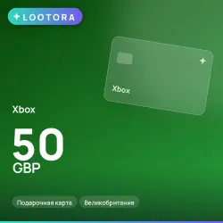 Xbox 50 GBP, подарочная карта, Великобритания