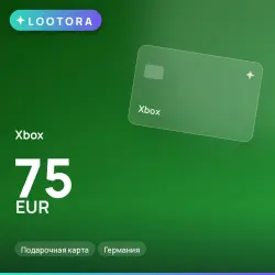 Xbox 75 EUR, подарочная карта, Германия