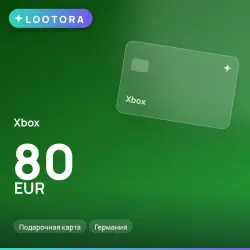 Xbox 80 EUR, подарочная карта, Германия