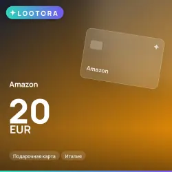 Amazon 20 EUR, подарочная карта, Италия