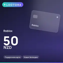 Roblox 50 NZD, подарочная карта, Новая Зеландия