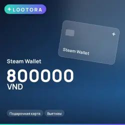 Steam Wallet 800000 VND, подарочная карта, Вьетнам