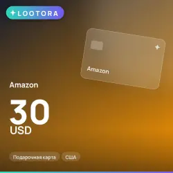 Amazon 30 USD, подарочная карта, США