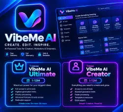 Товар VibeMe AI Ultimate/Creator на 1–12 месяцев | Продление подписки | Полная