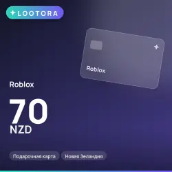 Roblox 70 NZD, подарочная карта, Новая Зеландия