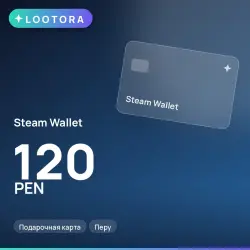 Steam Wallet 120 PEN, подарочная карта, Перу