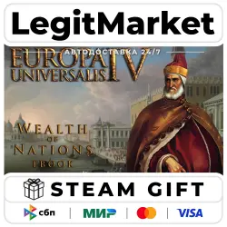 DLC Europa Universalis IV: Wealth of Nations E-book / Steam АВТО / РУ + МИР