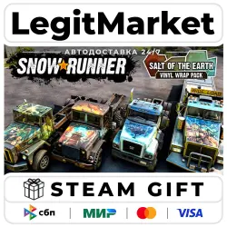 DLC SnowRunner - Salt of the Earth Vinyl Wrap Pack / Steam АВТО / РУ + МИР