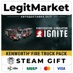 DLC Firefighting Simulator: Ignite - Kenworth Fire Truck Pack / Steam АВТО / РУ + МИР