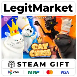 DLC Cat Chess - Samurai Cats / Steam АВТО / РУ + МИР