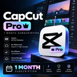 CapCut Pro Subscription (iOS, Android, PC) 1 Month - Private Account (Global)
