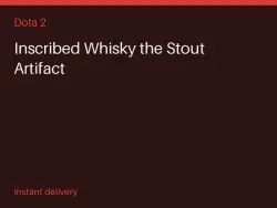 Inscribed Whisky the Stout Artifact #569825094