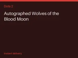 Autographed Wolves of the Blood Moon #568522682