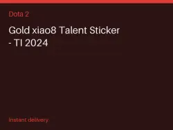 Gold xiao8 Talent Sticker - TI 2024 #568937182