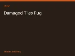 Damaged Tiles Rug #571326769