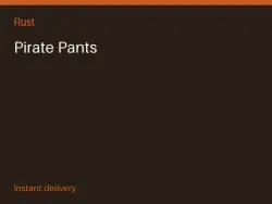 Pirate Pants #568578329