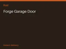 Forge Garage Door #565829556