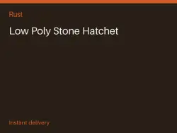 Low Poly Stone Hatchet #569793360