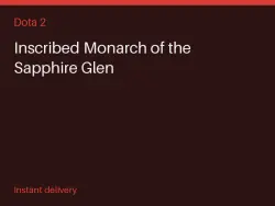 Inscribed Monarch of the Sapphire Glen #575709089