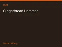Gingerbread Hammer #573225597
