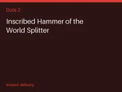 Inscribed Hammer of the World Splitter #568530599