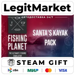 DLC Fishing Planet: Santa's Kayak Pack / Steam АВТО / РУ + МИР