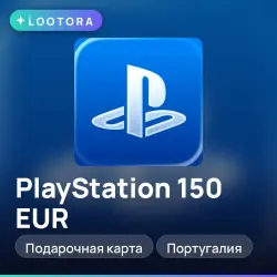 PlayStation Store 150 EUR, подарочная карта, Португалия