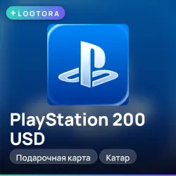 PlayStation Store 200 USD, подарочная карта, Катар