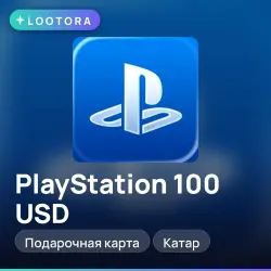 PlayStation Store 100 USD, подарочная карта, Катар