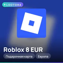 Roblox 8 EUR, подарочная карта, Европа
