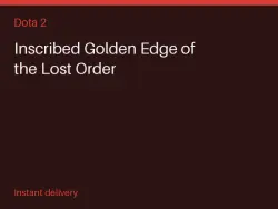 Inscribed Golden Edge of the Lost Order #551560370