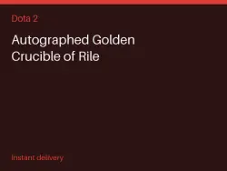 Autographed Golden Crucible of Rile #568499459