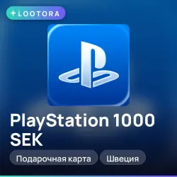 PlayStation Store 1000 SEK, подарочная карта, Швеция