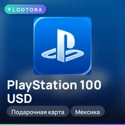 PlayStation Store 100 USD, подарочная карта, Мексика