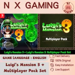 Luigi's Mansion 3 + Multiplayer Pack Set Nintendo Switch 1/2