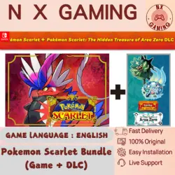 Pokemon Scarlet Bundle (Game + DLC) Nintendo Switch 1/2