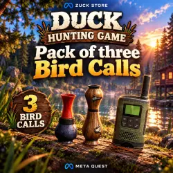Duck Hunting Game: Hunter Sniper VR - Pack of three Bird Calls | Meta Quest