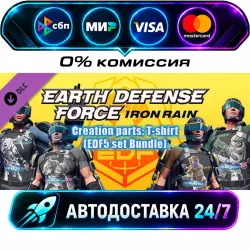 EARTH DEFENSE FORCE: IRON RAIN - Creation parts: T-shirt EDF5 set Bundle EARTH DEFENSE FORCE…