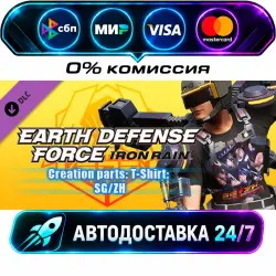 EARTH DEFENSE FORCE: IRON RAIN - Creation parts: T-Shirt: ZH EARTH DEFENSE FORCE: IRON RAIN…