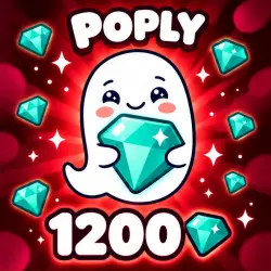 Poply: 1200 гемов — код пополнения, промокод, автовыдача