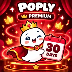 Poply Premium на 30 дней — код активации, промокод, автовыдача