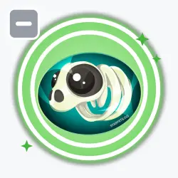 Sea Skeleton Panda | Adopt Me!