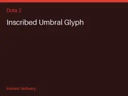 Inscribed Umbral Glyph #582489529