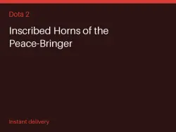 Inscribed Horns of the Peace-Bringer #581931857