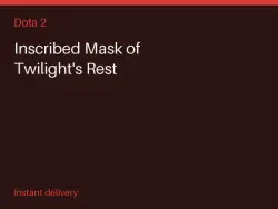 Inscribed Mask of Twilight's Rest #582492786