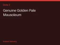 Genuine Golden Pale Mausoleum #581369051