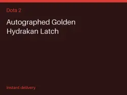 Autographed Golden Hydrakan Latch #582489033
