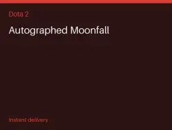 Autographed Moonfall #582805682