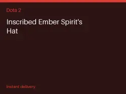 Inscribed Ember Spirit's Hat #582491305