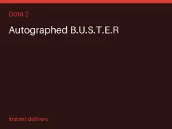 Autographed B.U.S.T.E.R #582491975
